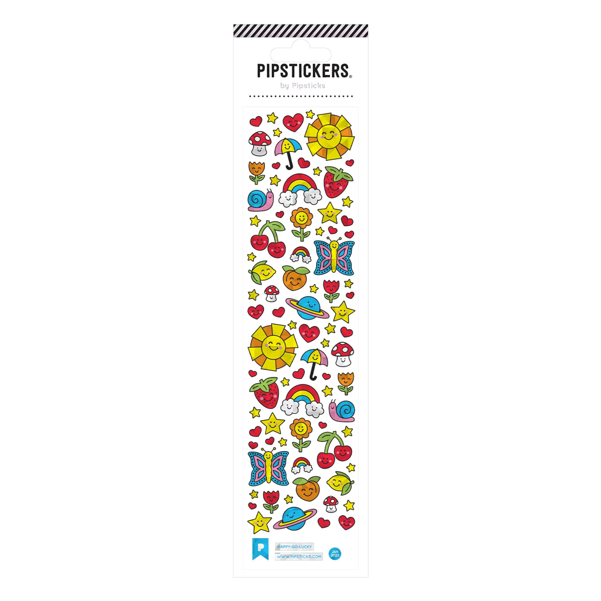 Pipstickers® Happy-Go-Lucky Stickers